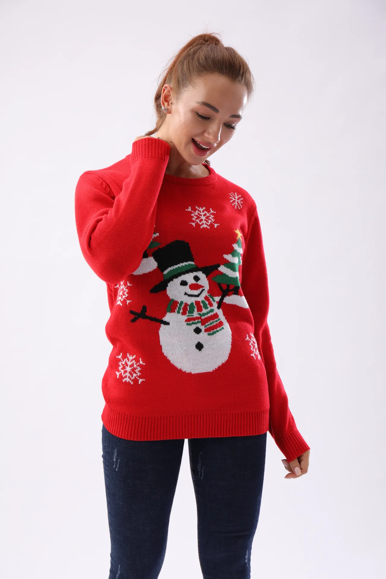 FNJIA Christmas Jumper Production Based on Provided Drawings and Samples