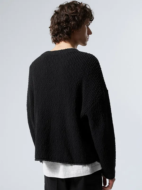Custom FNJIA V-Neck Men's Knitted Sweater