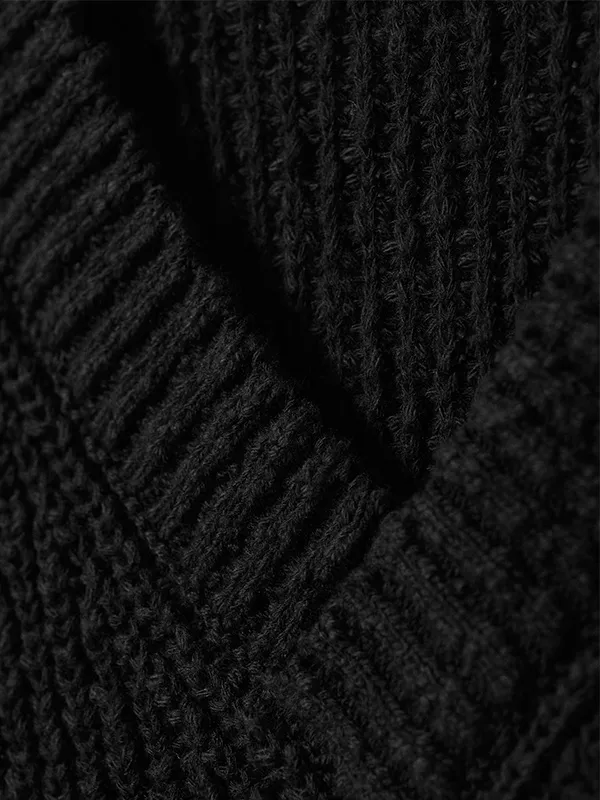 Custom FNJIA V-Neck Men's Knitted Sweater