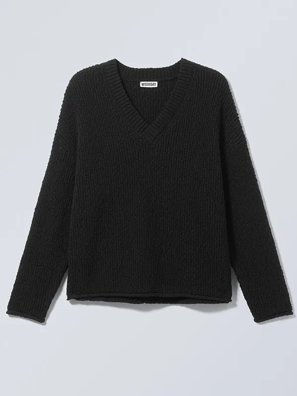 Custom FNJIA V-Neck Men's Knitted Sweater