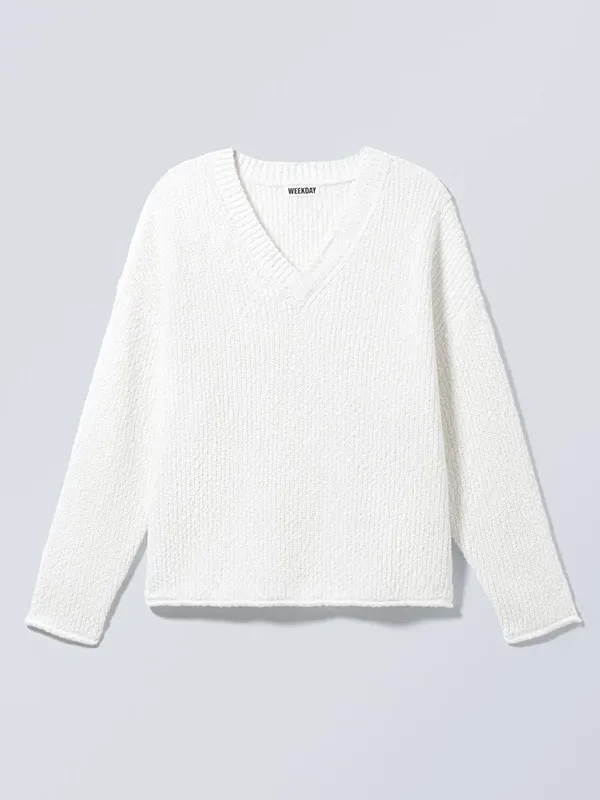 Custom FNJIA Solid V-Neck Men's Sweater