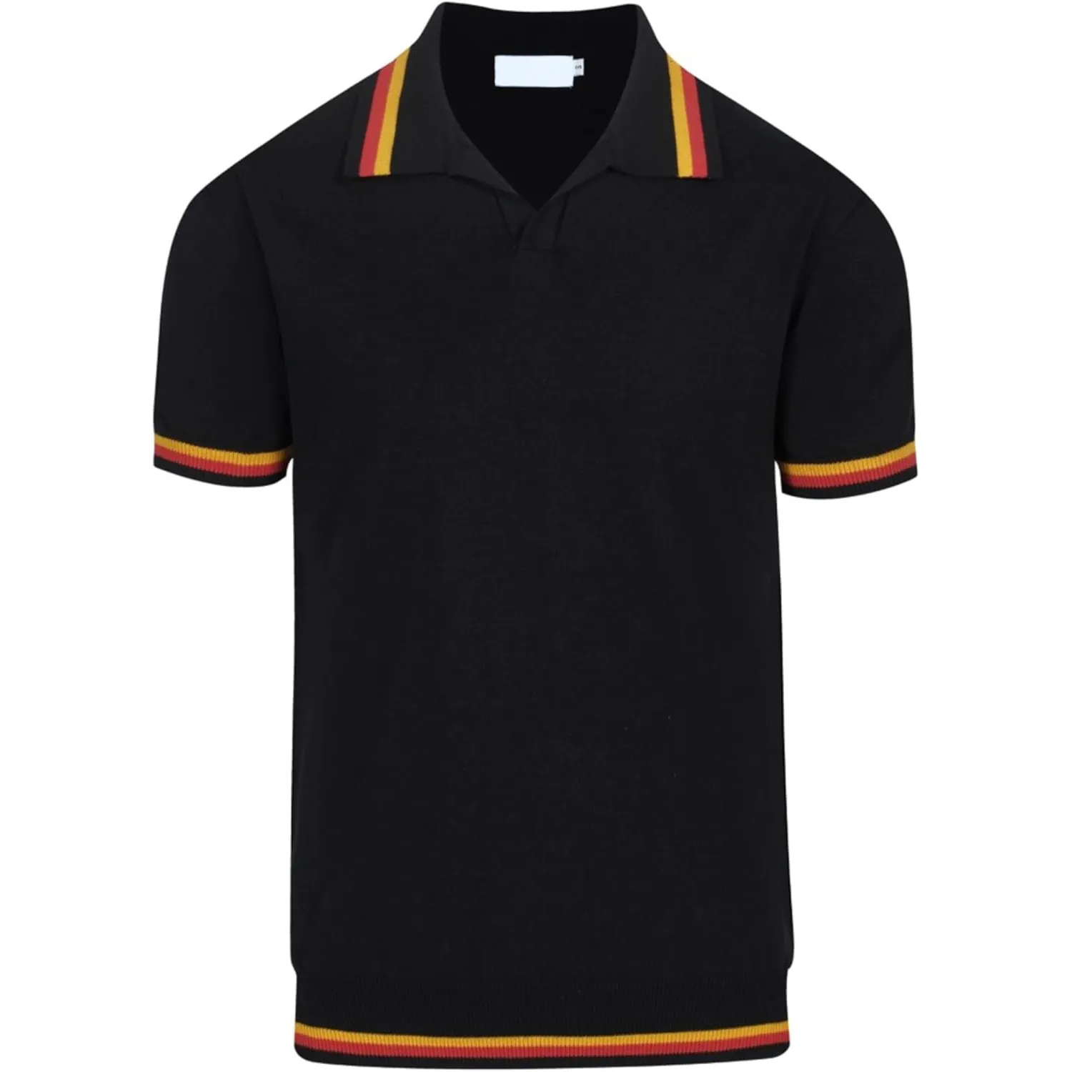 Customized Logo Solid Pattern Knitted Polo