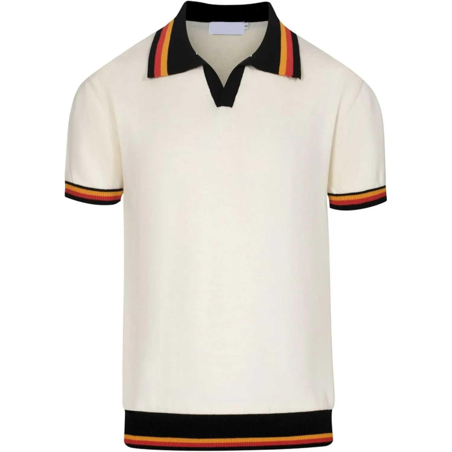 Casual Golf Sportswear Men's Knit Polo