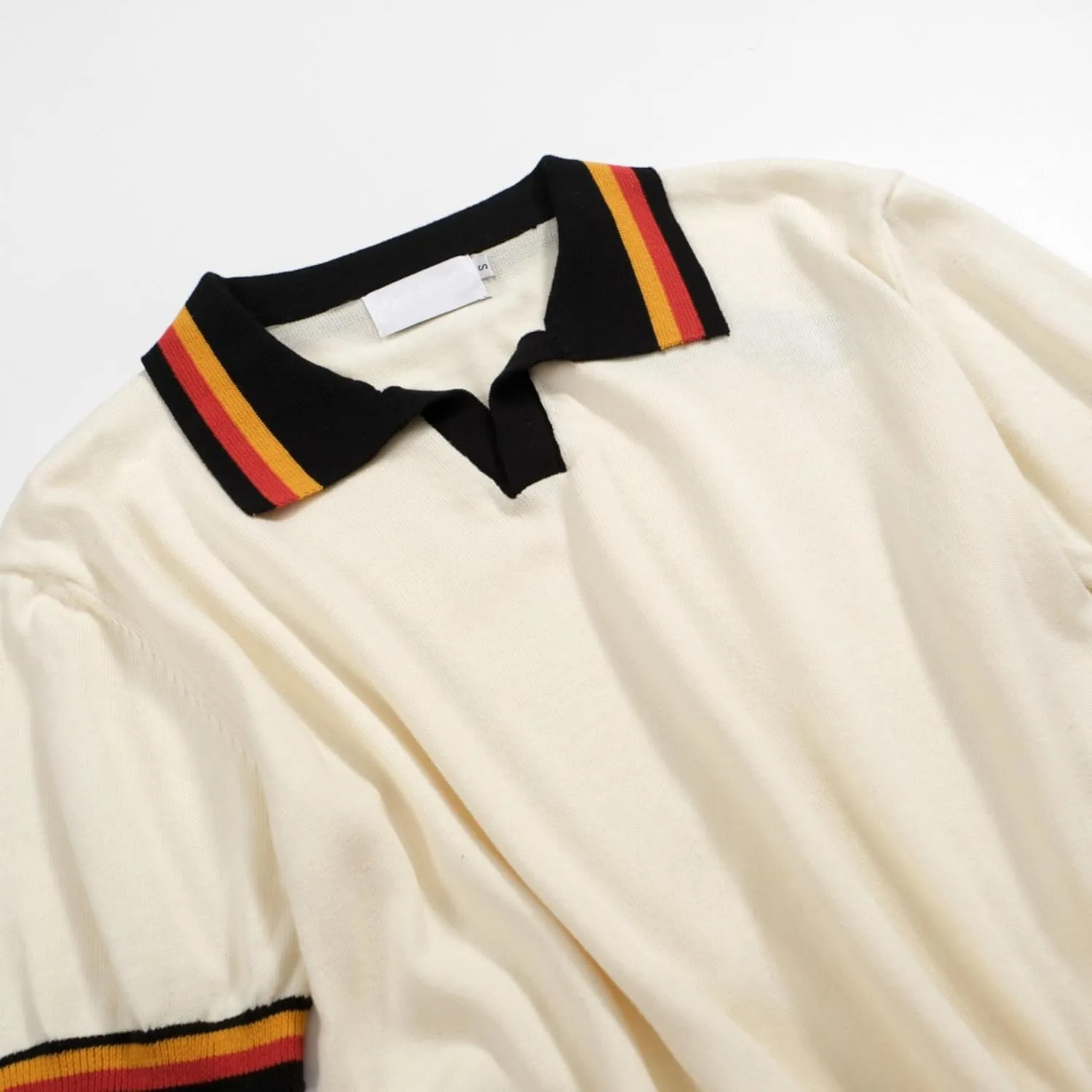 Casual Golf Sportswear Men's Knit Polo