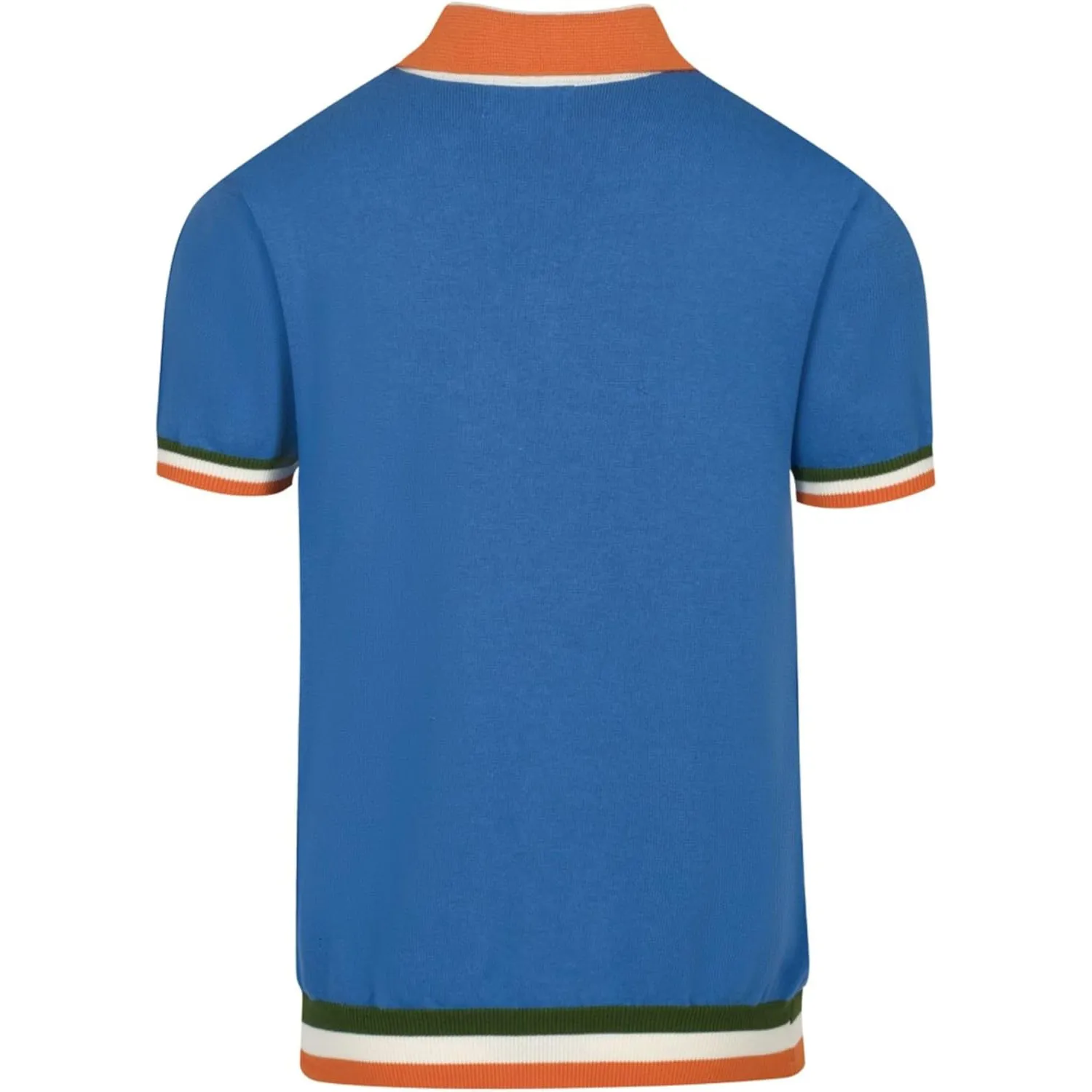 Custom FNJIA Splicing Color Knitted Polo Shirt