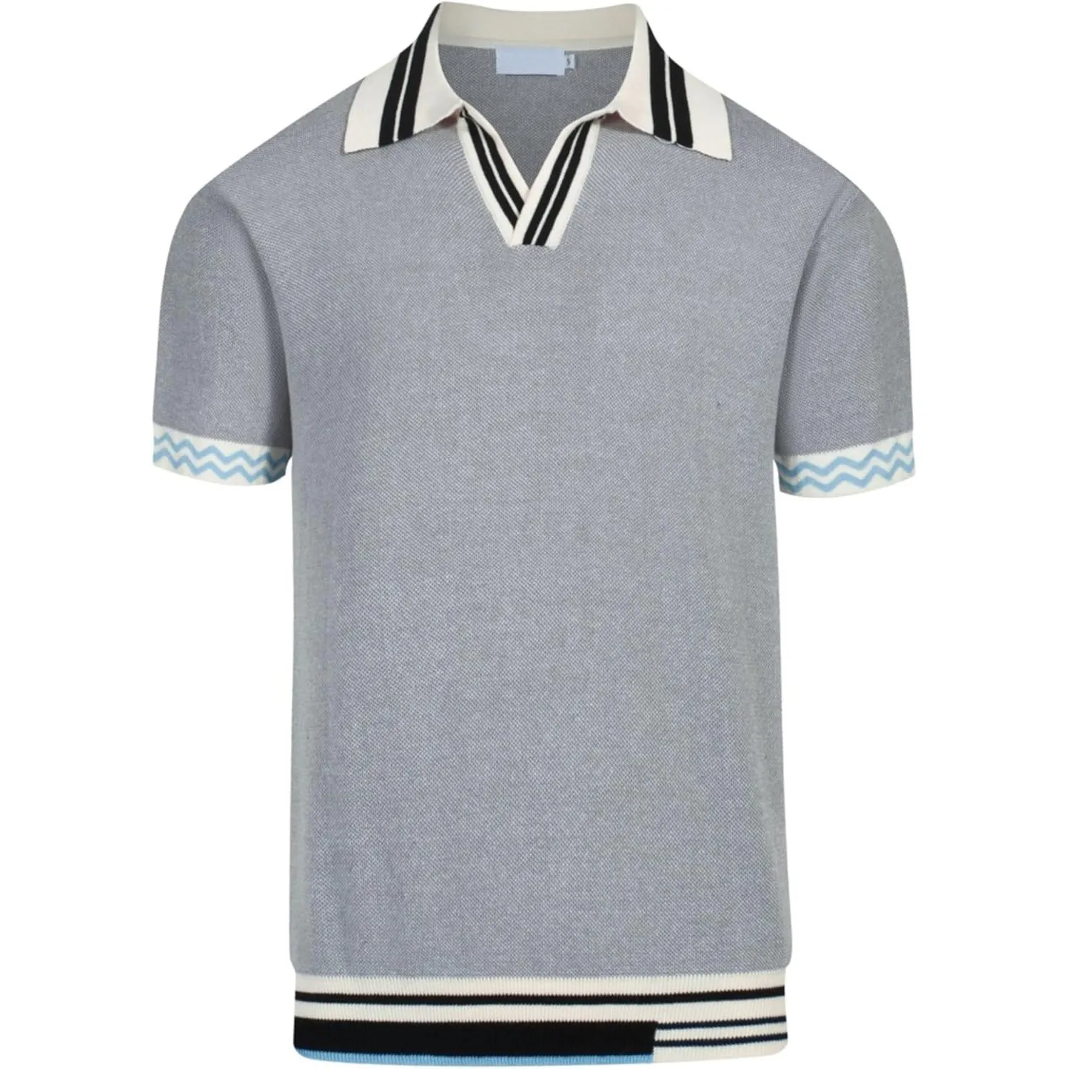 FNJIA Custom High Quality Splicing Color Polo Shirt