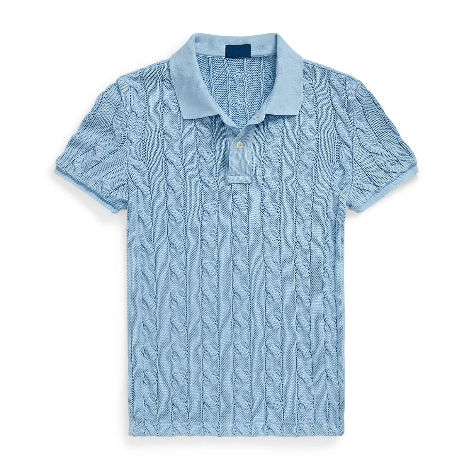 Custom Braided Knitted Women's Polo Shirt