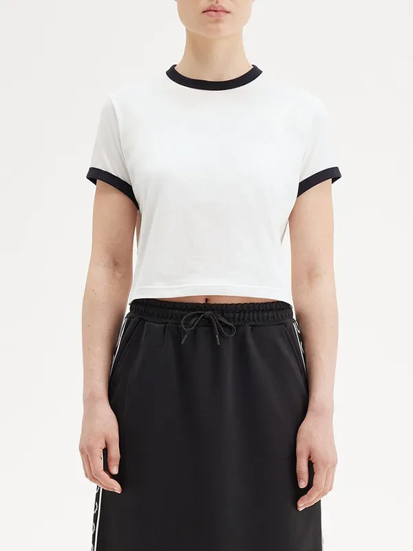 Custom Splice Simple Knitted Women's T-shirt
