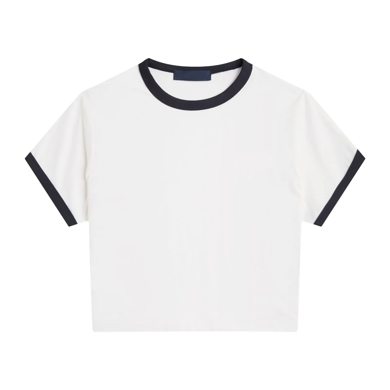 Custom Splice Simple Knitted Women's T-shirt