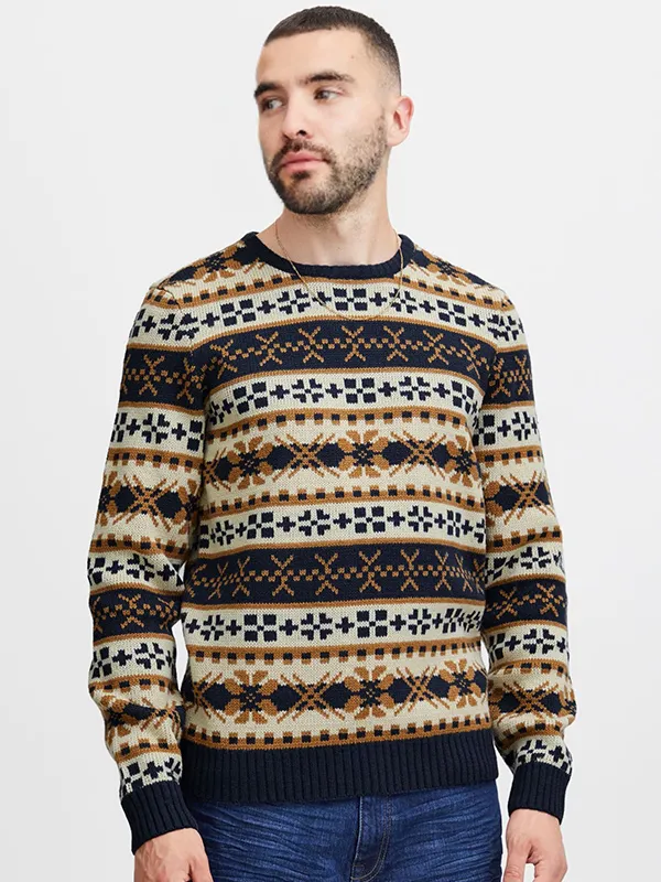 Custom Jacquard Men's Knitted Ugly Christmas Sweater