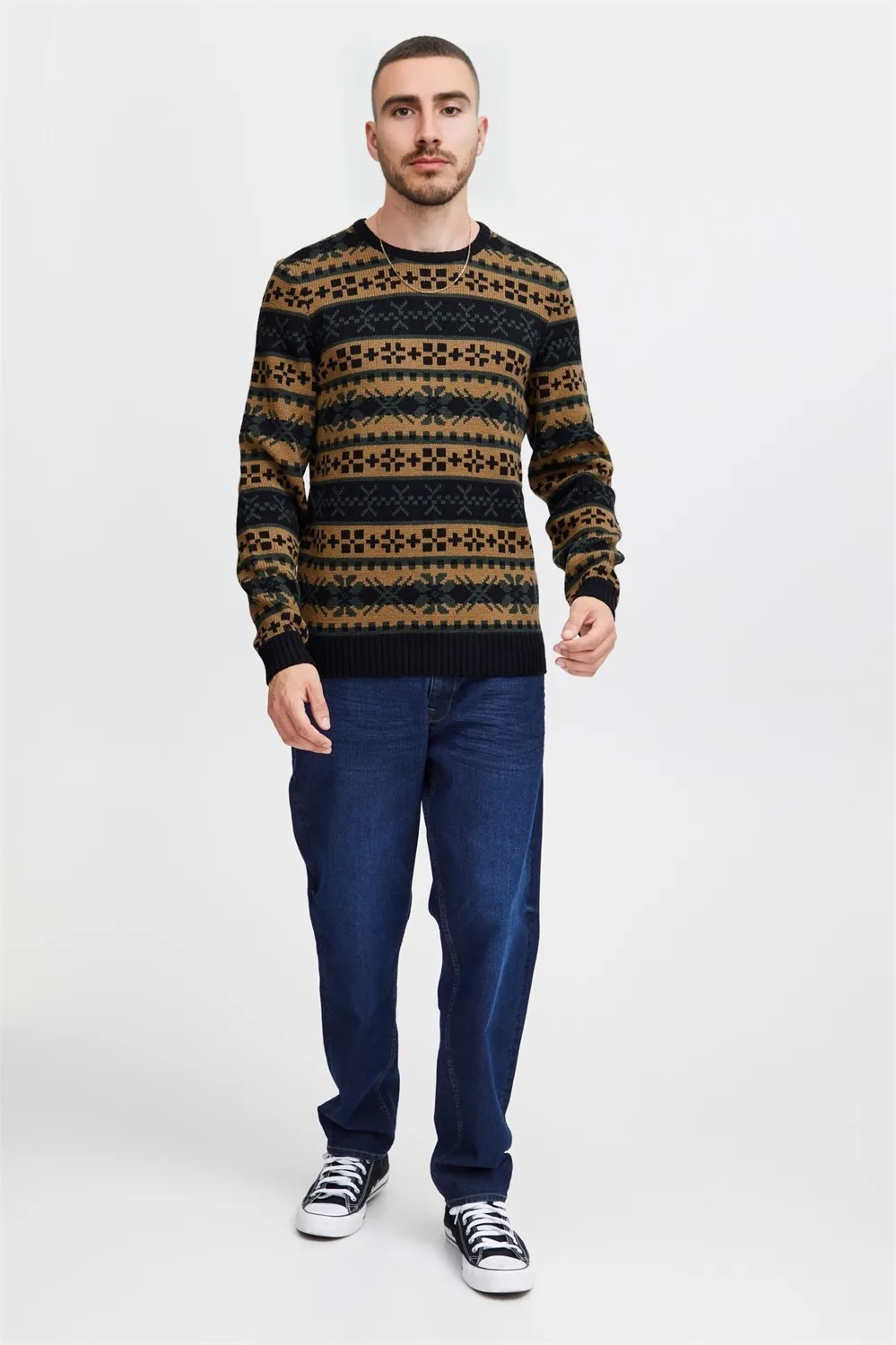 Custom Men's Christmas Sweater Manufacturer Casual Xmas Jumper