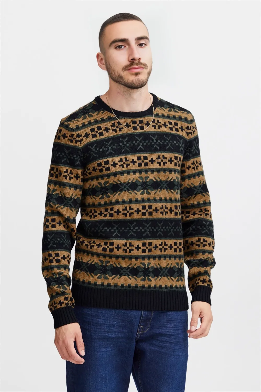Custom Men's Christmas Sweater Manufacturer Casual Xmas Jumper
