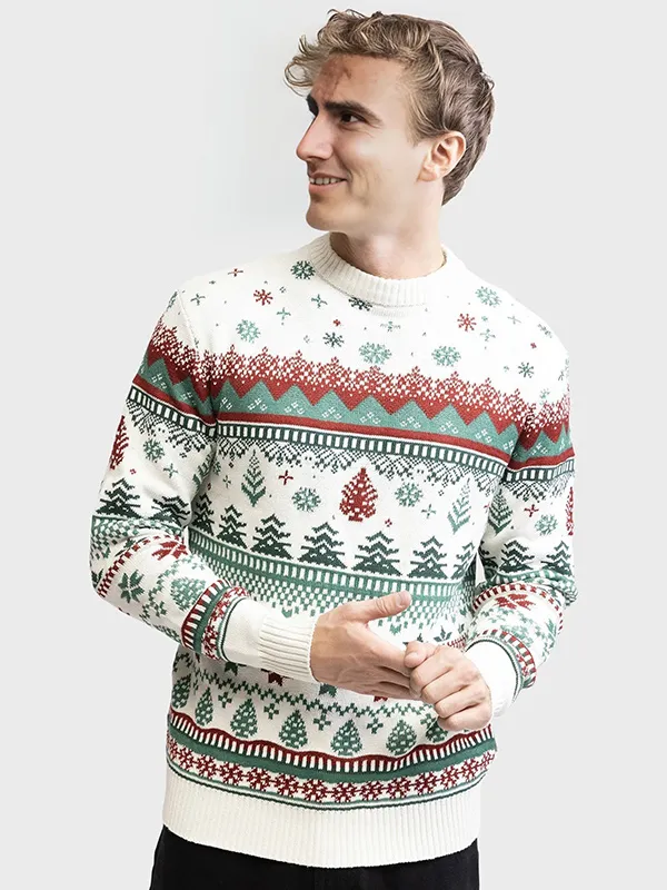 Custom FNJIA 2025 New Design Christmas Pattern Sweater
