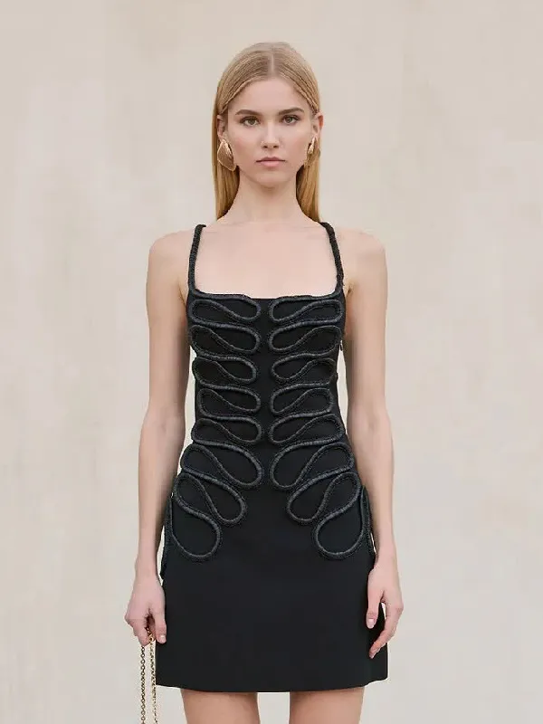 Custom New Design Knitted Mini Camisole Dresses