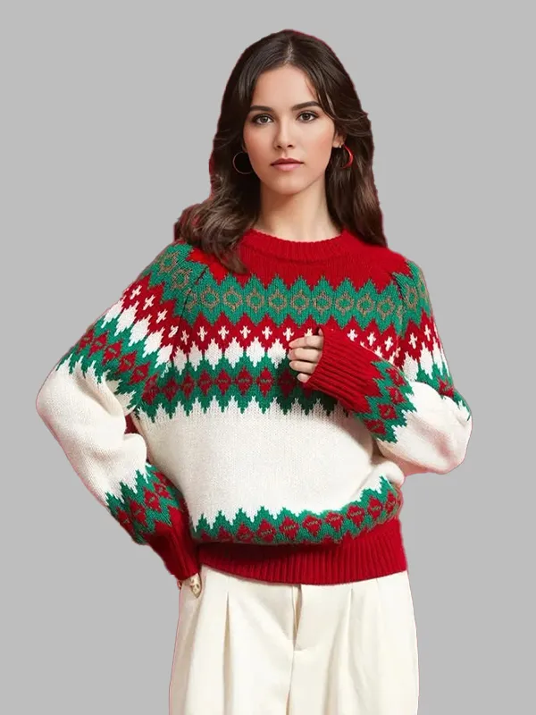 Custom FNJIA Fashin Holiday Casual Women's Sweater