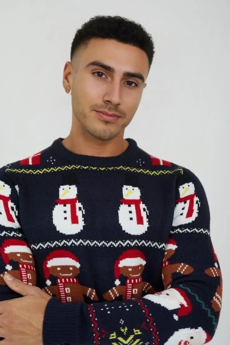 Custom Gingerbread Man Christmas Sweater