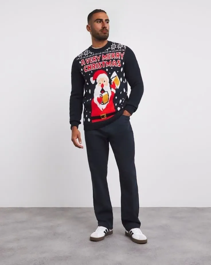 Custom Kriss Kringle Ugly Christmas Jumper