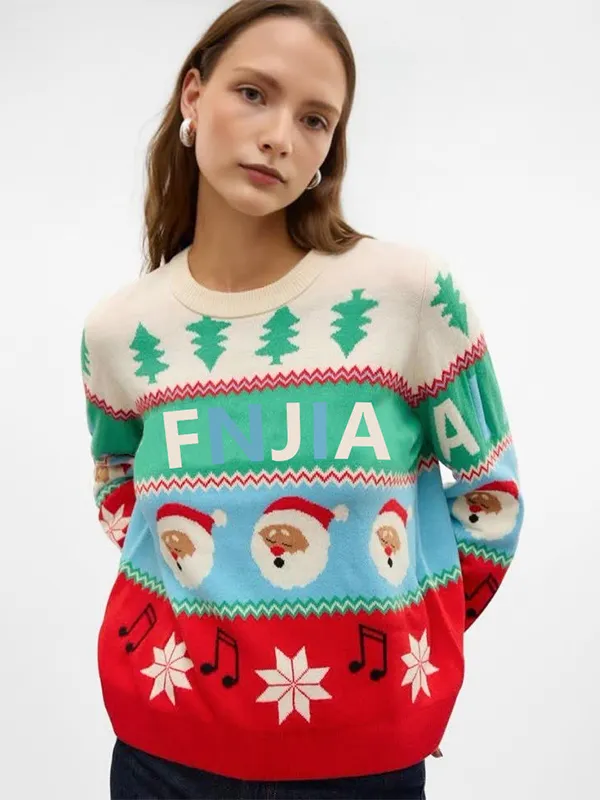 FNJIA Manufacturer Custom Christmas Sweater Low MOQ for your Brand