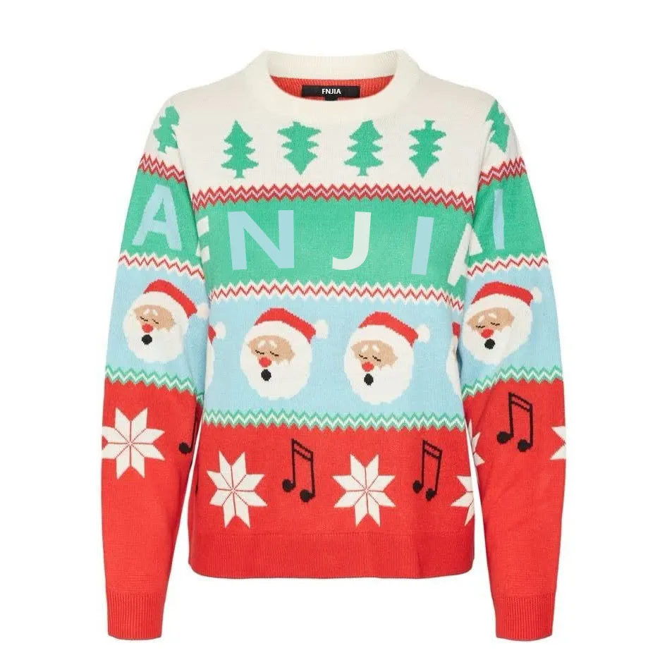 FNJIA Manufacturer Custom Christmas Sweater Low MOQ for your Brand