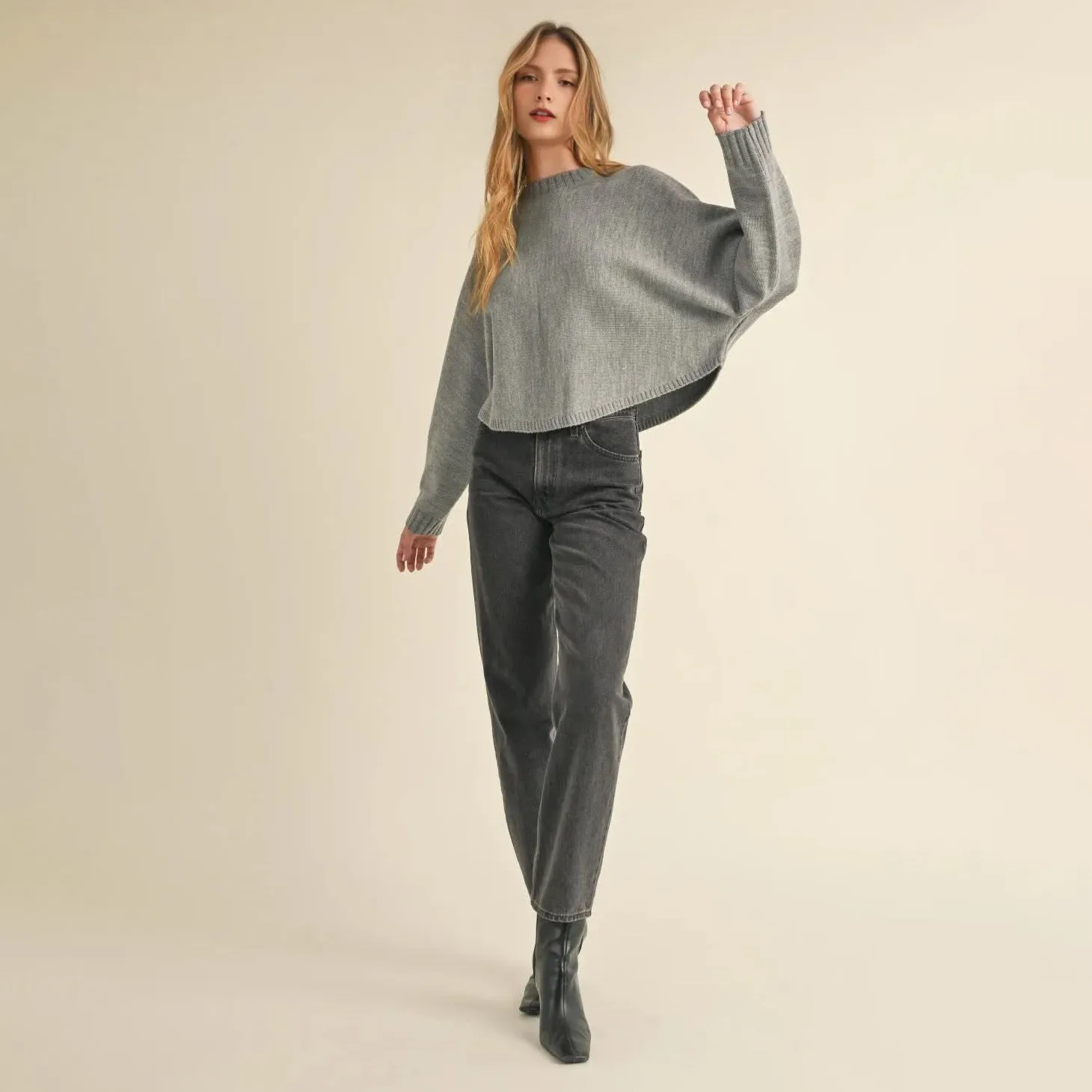 Custom Casual Solid Color Women's Fashion Sweater
