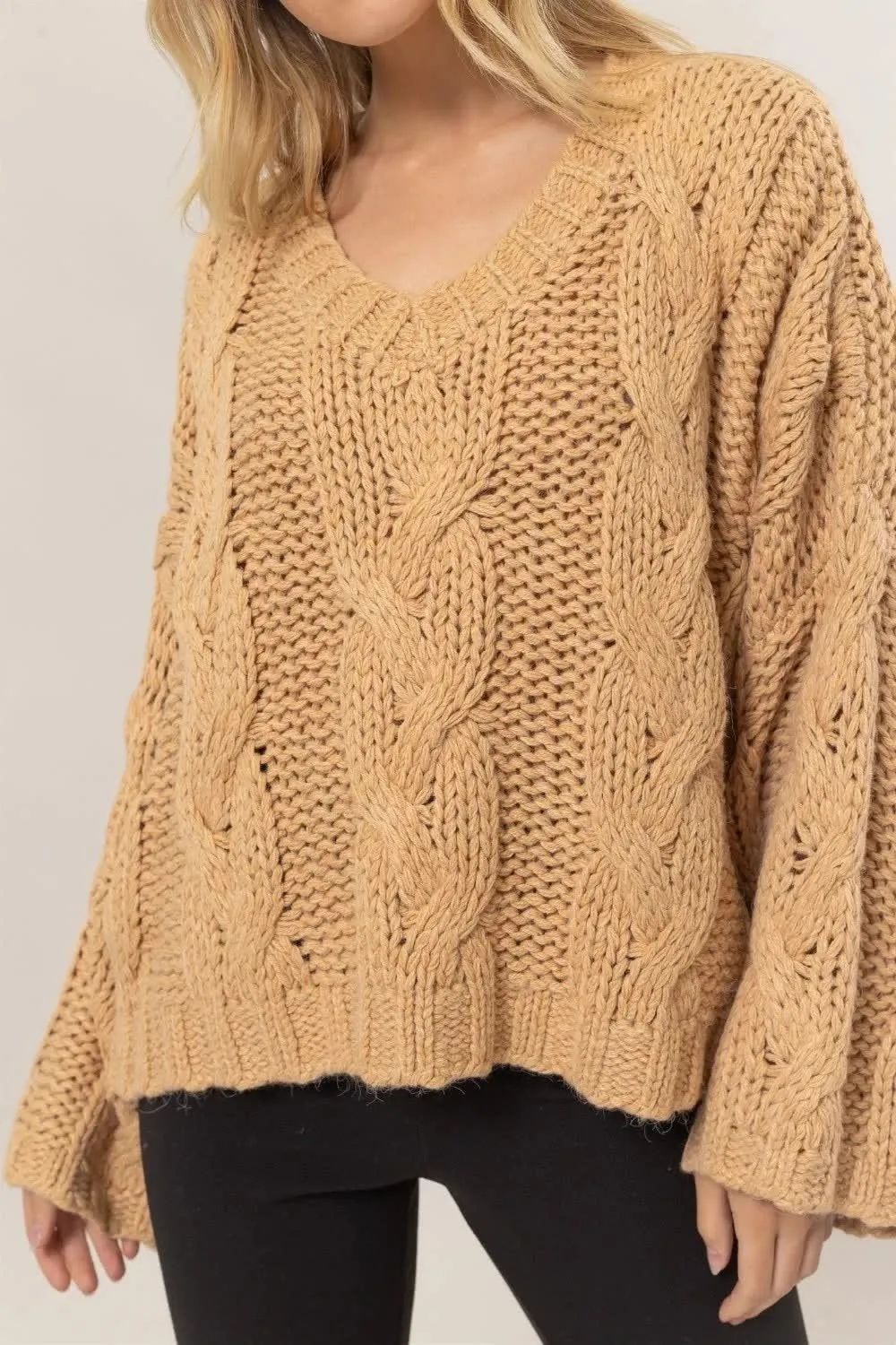 Custom Cable Casual Women's Fashion Jumper