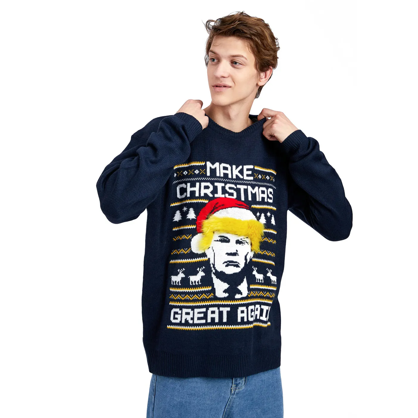 Customized Leader's Ugly Christmas Sweater