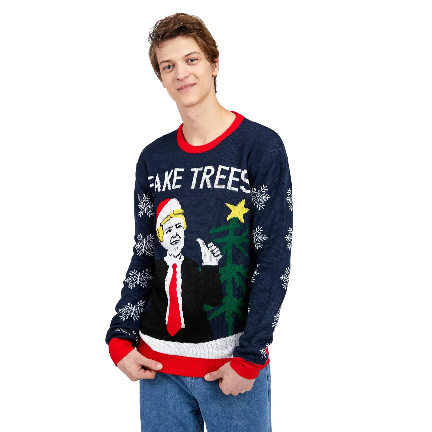 Custom Funny Ugly Christmas Jumper for Men