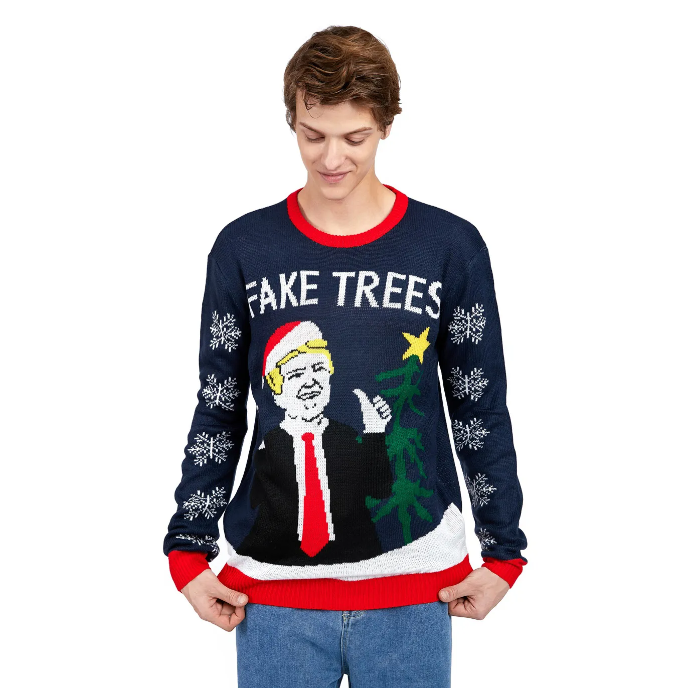 Custom Funny Ugly Christmas Jumper for Men