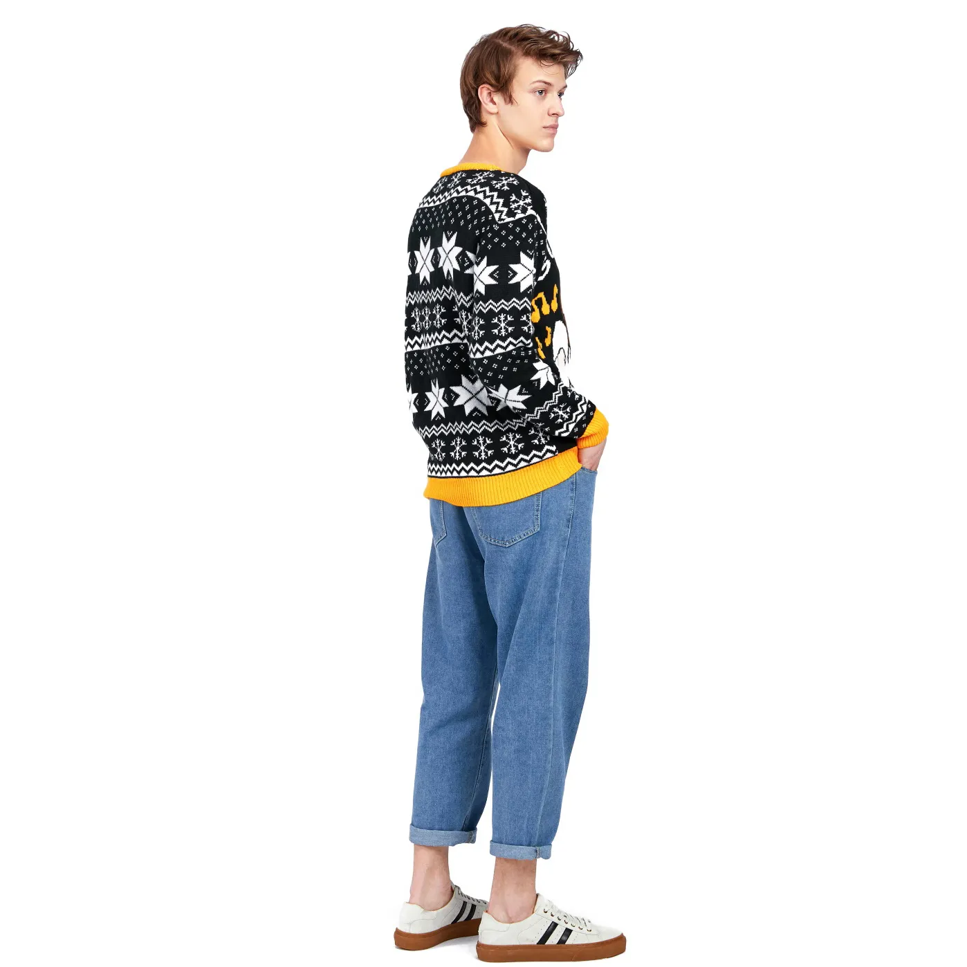 Custom FNJIA God Christmas Sweater for Men