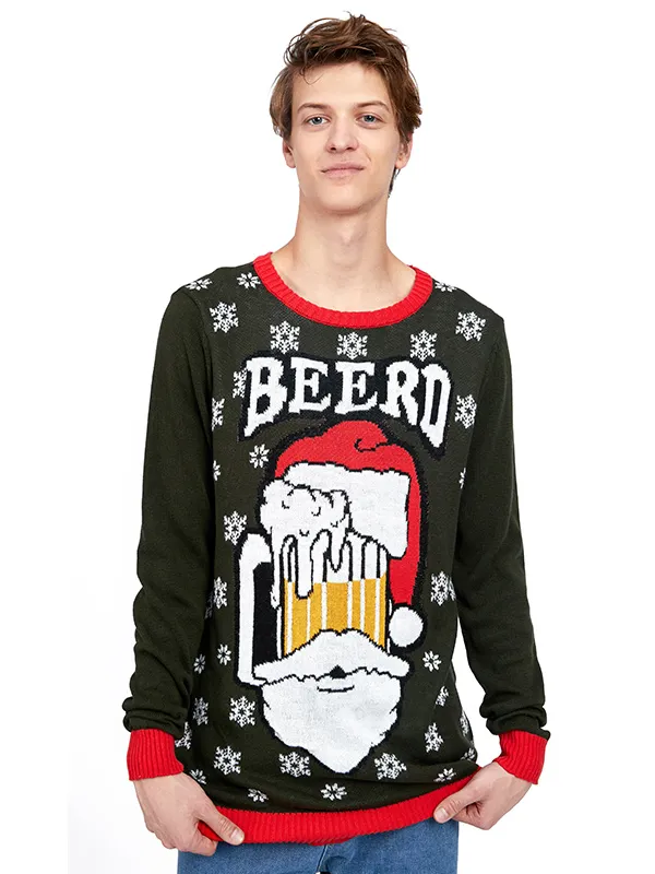 Customized Christmas couple funny and ugly Christmas Jumper