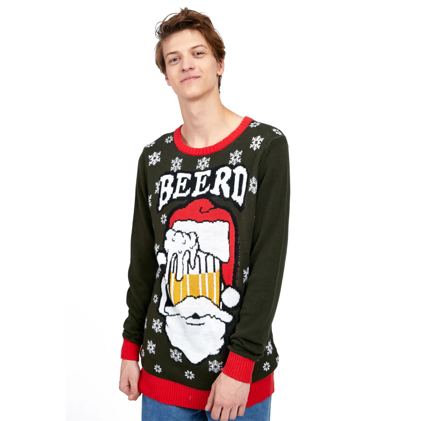 Customized Christmas couple funny and ugly Christmas Jumper
